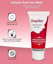 Kaylite Salicylic Acid Facewash for soft and flawless skin