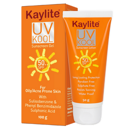 Kaylite UV KOOL SPF 50 Sunscreen for Face – Lightweight, No White Cast