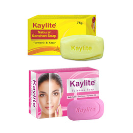 Kaylite Fairness Soap + Kaylite Natural Kanchan Soap for Soft Skin